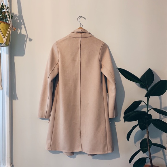 *SOLD* 
Light Pink Suede Jacket - Picture 2 of 3